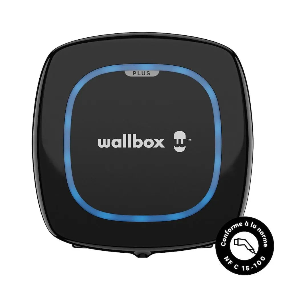 Wallbox Pulsar Plus 22 kW Noire 5M - IP54 - IK08 - DC 6 mA - TRIPHASE Product vendor