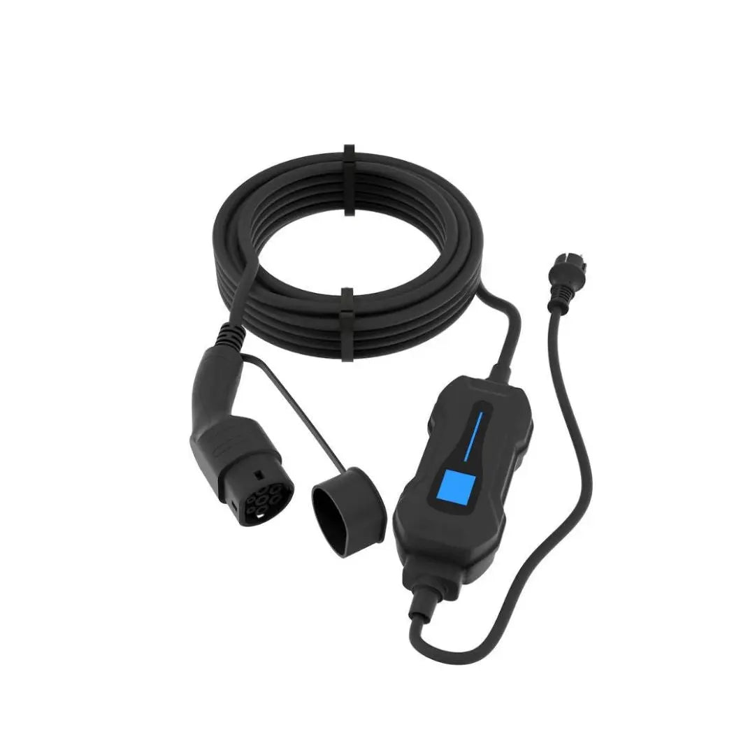 Câble de charge IRVE monophasé avec boitier 10A - 5 mètres mode 2 noir Product vendor
