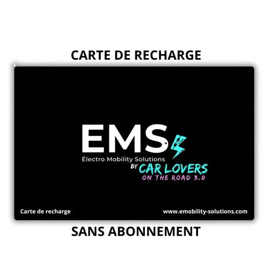 Carte de Recharge voiture Electrique CARLOVERS Product vendor
